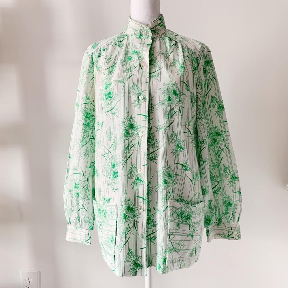 80s/70s Kolortron By Koret Blouse Size M/L